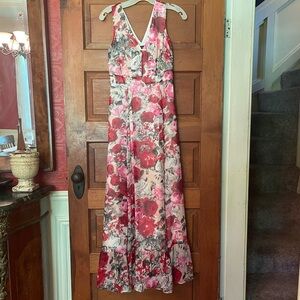 INC Foral Midi Flowy Tank Dress